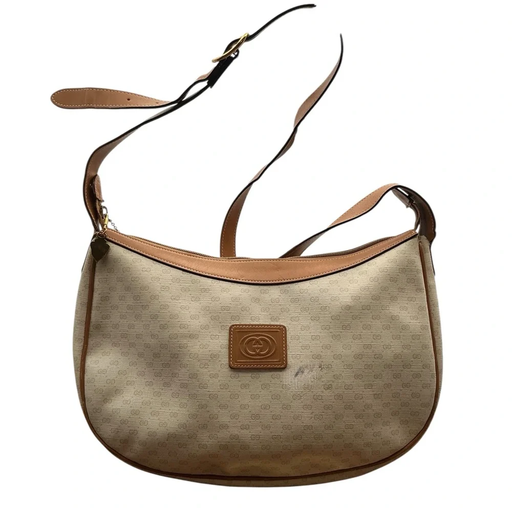 Gucci classic Y2K Tan and Brown Shoulder Bag - Picture 1 of 11